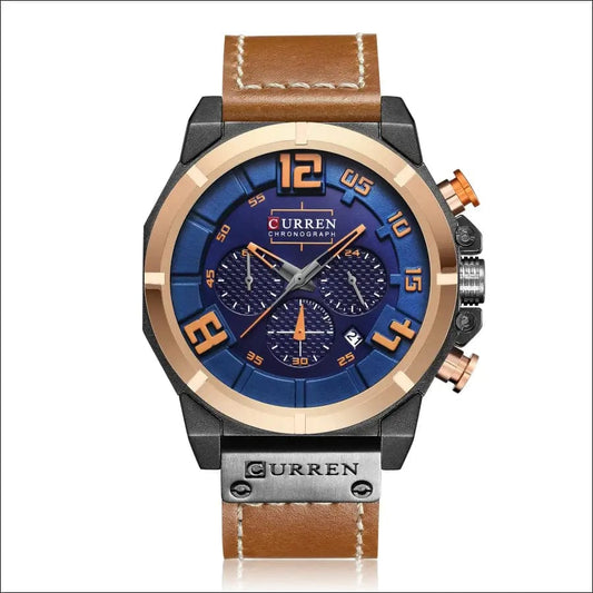 Curren Carrene 8287 men’s watch waterproof quartz calendar