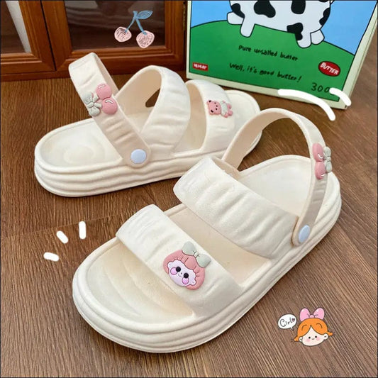 Cute high-value slippers women’s summer cartoon non-slip ins