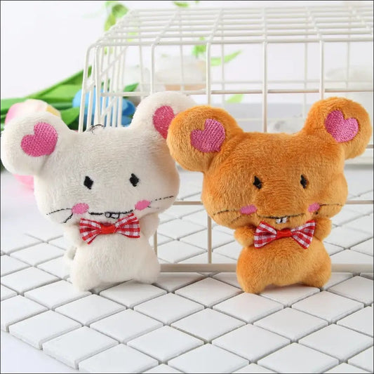 Cute little mouse hamoque plush pendant jewelry mobile phone