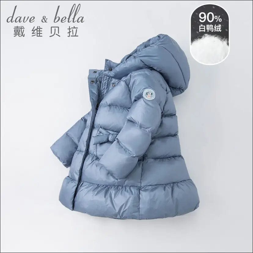 David Bella children’s clothing girls’ long down jacket