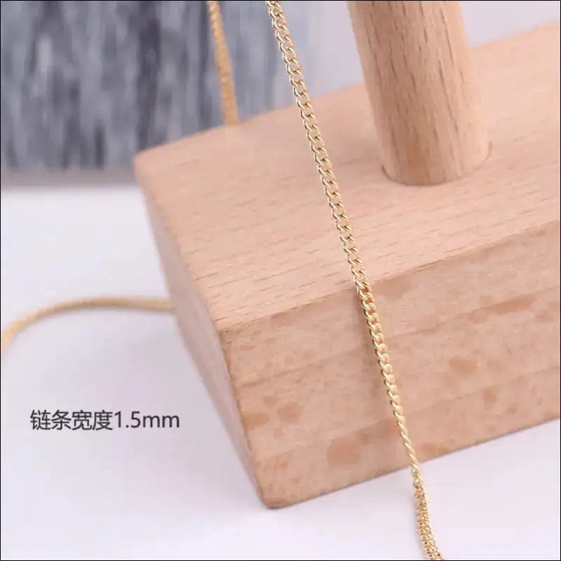 DIY accessories chain copper 18K genuine plated color thin