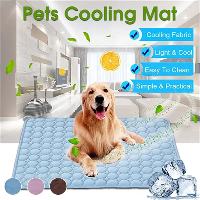 Dog Mat Cooling Summer Pad For Dogs Cat Blanket Sofa