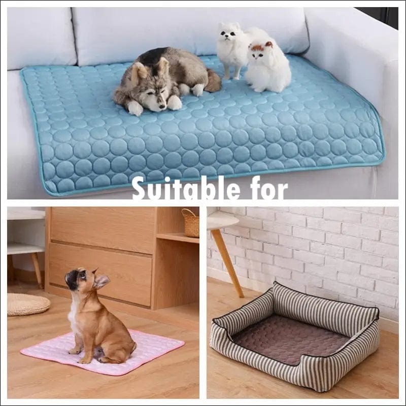 Dog Mat Cooling Summer Pad For Dogs Cat Blanket Sofa