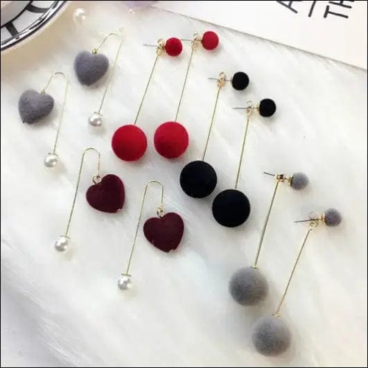 E87 Korea Autumn and Winter New Ball Two Geometric