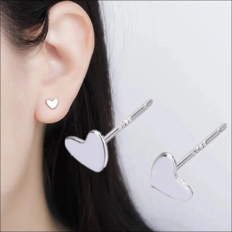 Ear ear nail female summer 999 sterling silver Korea simple