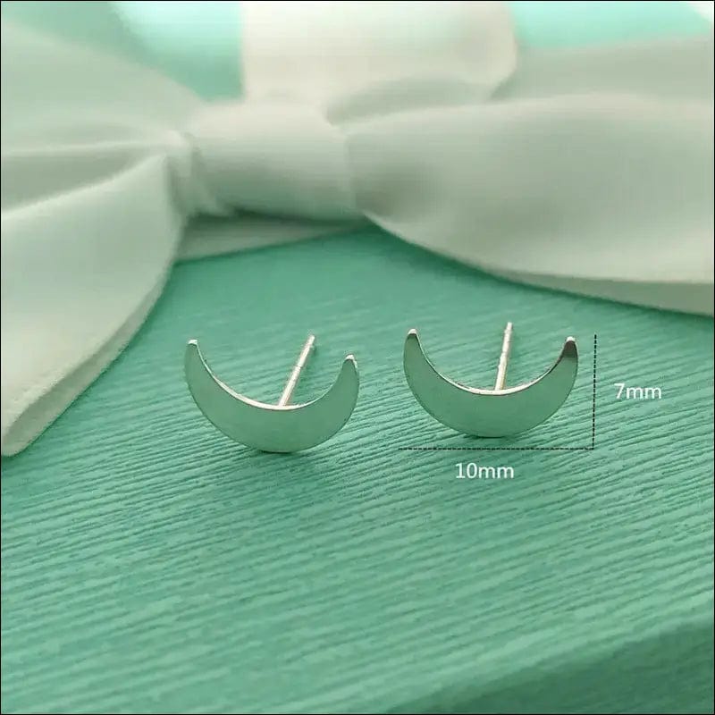 Ear ear nail female summer 999 sterling silver Korea simple