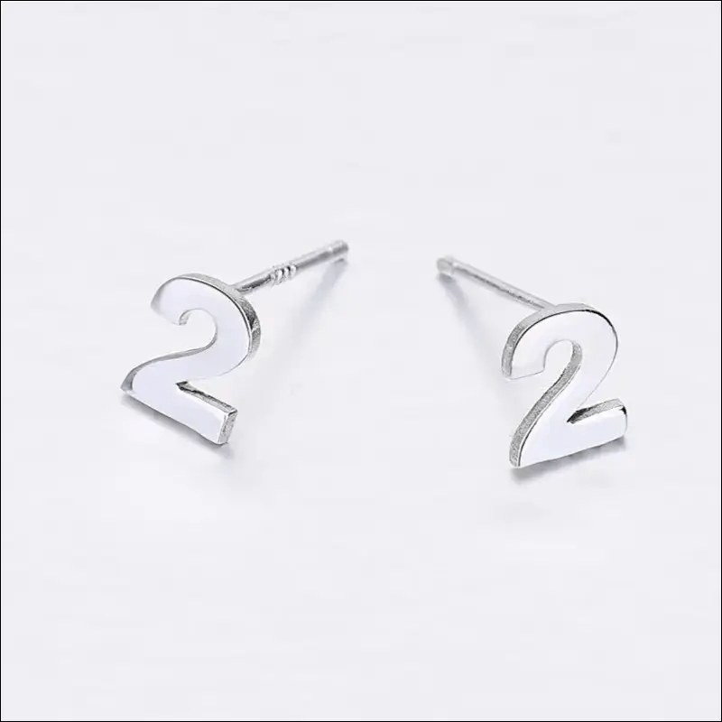 Ear ear nail female summer 999 sterling silver Korea simple