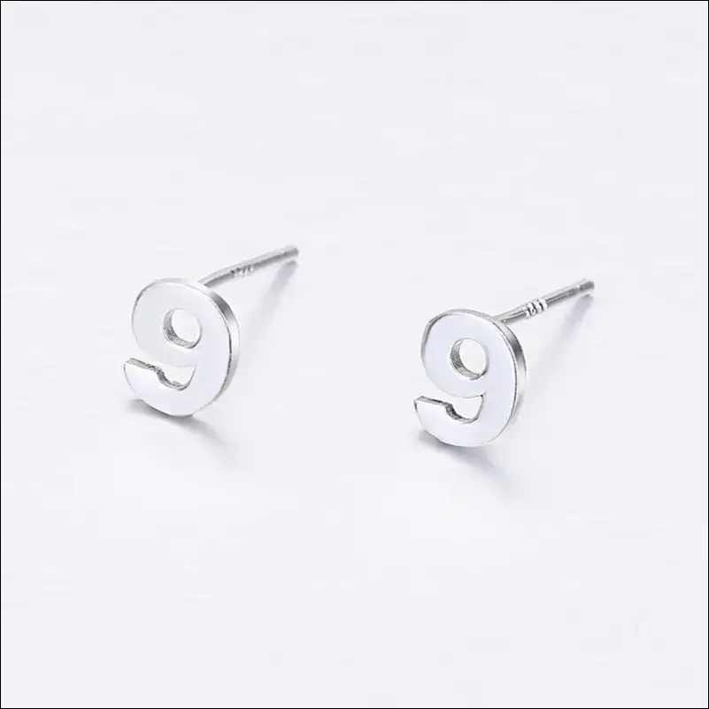 Ear ear nail female summer 999 sterling silver Korea simple