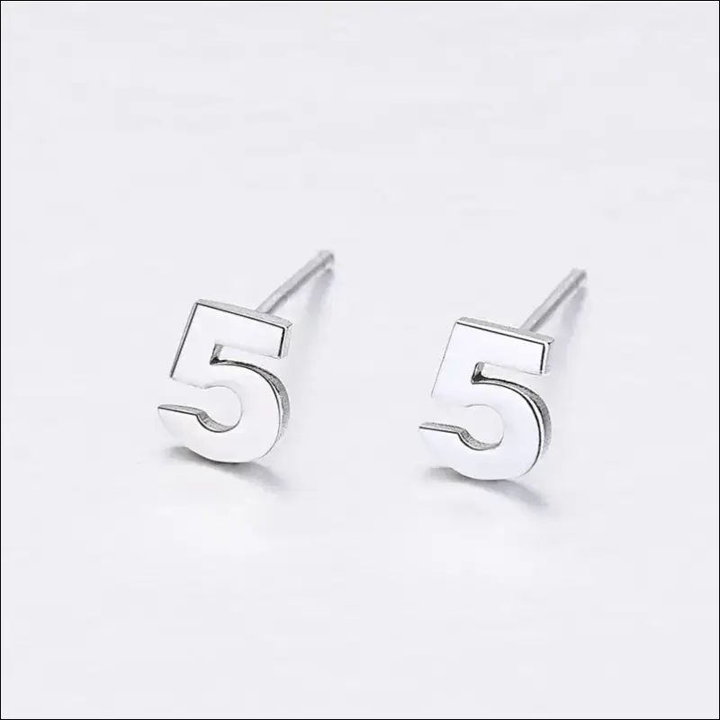 Ear ear nail female summer 999 sterling silver Korea simple