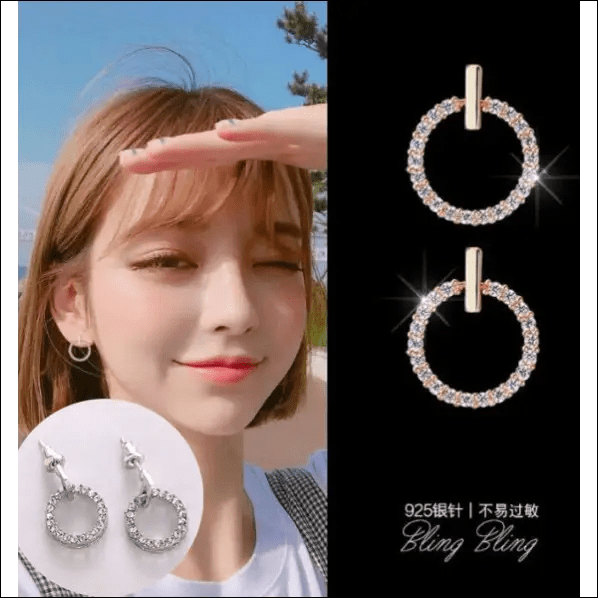 Earrings female 2020 spring and summer tide Korean