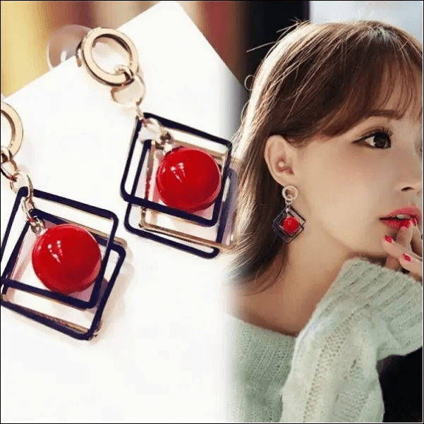 Earrings female 2020 spring and summer tide Korean