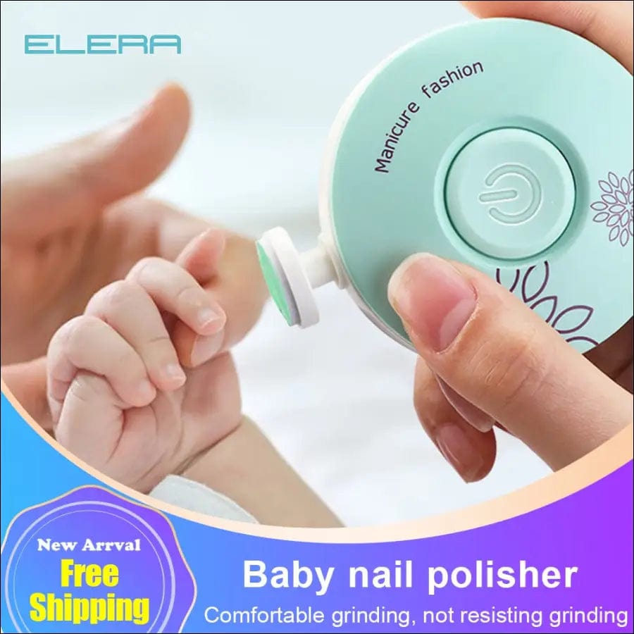 ELERA New Baby Electric Nail Trimmer Kid Polisher Tool Care