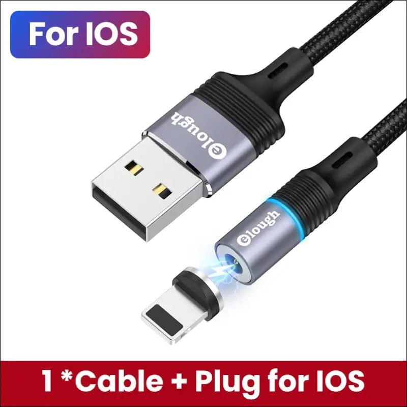 Elough 360 Rotate Magnetic Cable 2.4A Fast Charging Charger