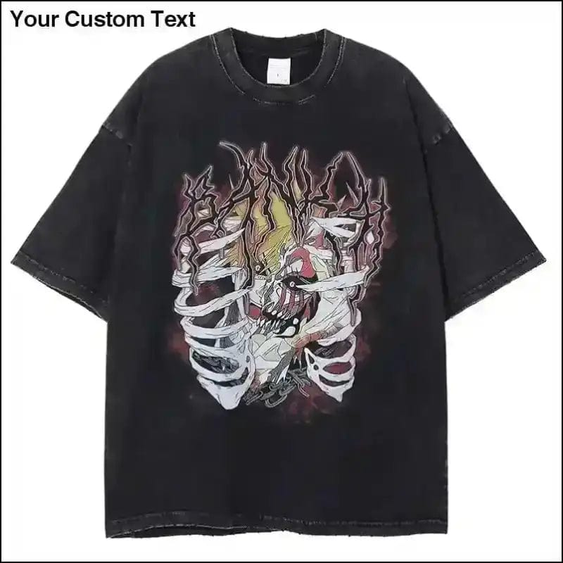 ERUPT - Ichigo Vintage Washed Bleach Anime Oversized T-Shirt