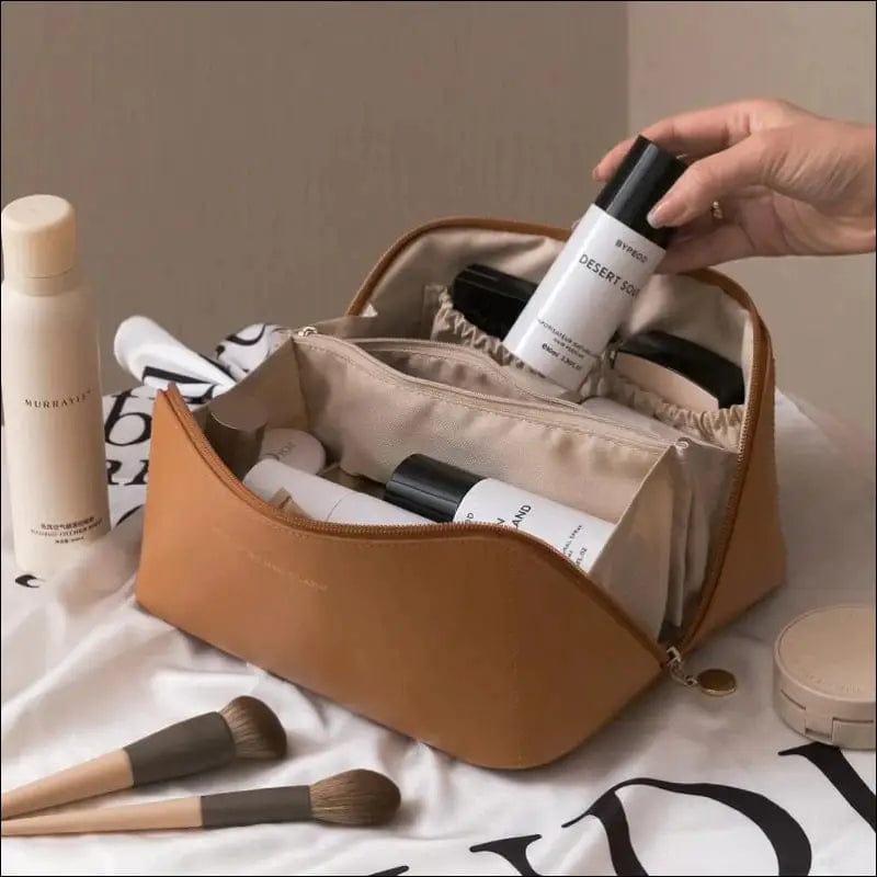 Essence Makeup Pouch™ - Brown - 21878645-brown BROKER SHOP