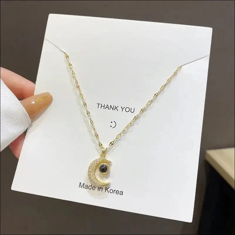 European and American retro titanium necklace female