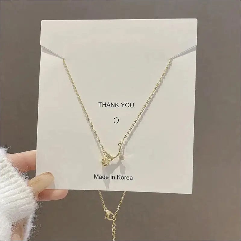 European and American retro titanium necklace female