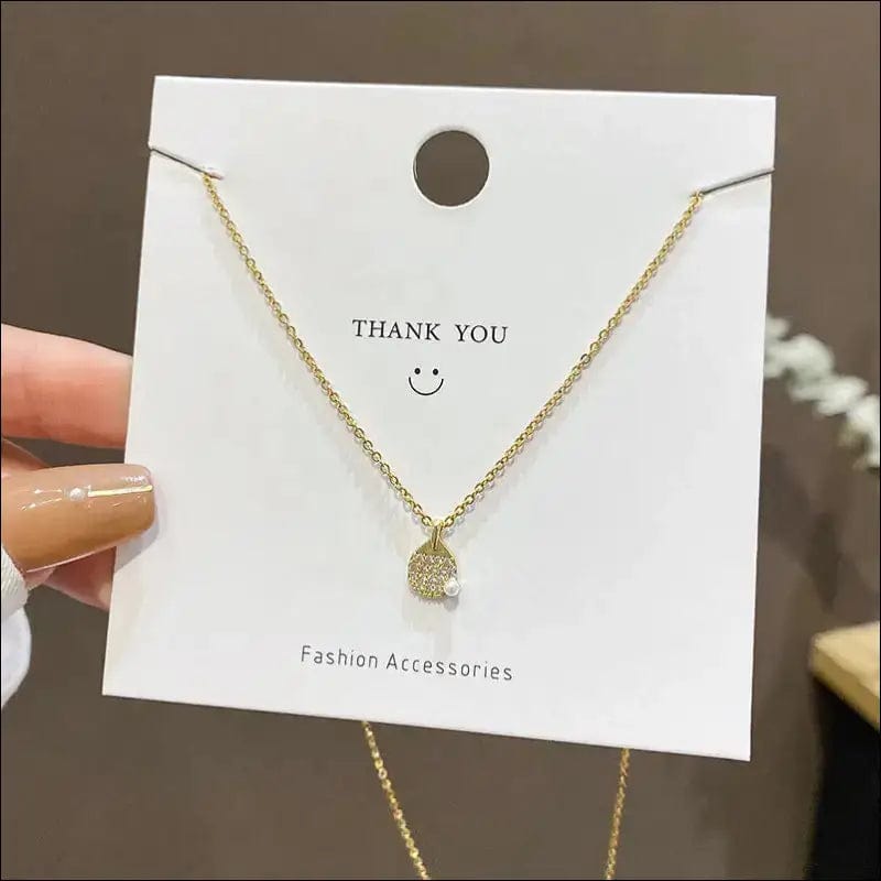 European and American retro titanium necklace female