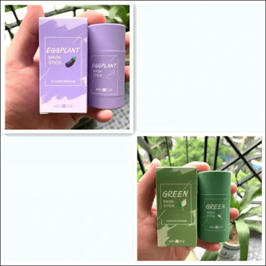 Face Blackhead Cream Eggplant Green Tea - SET - 99577786-set