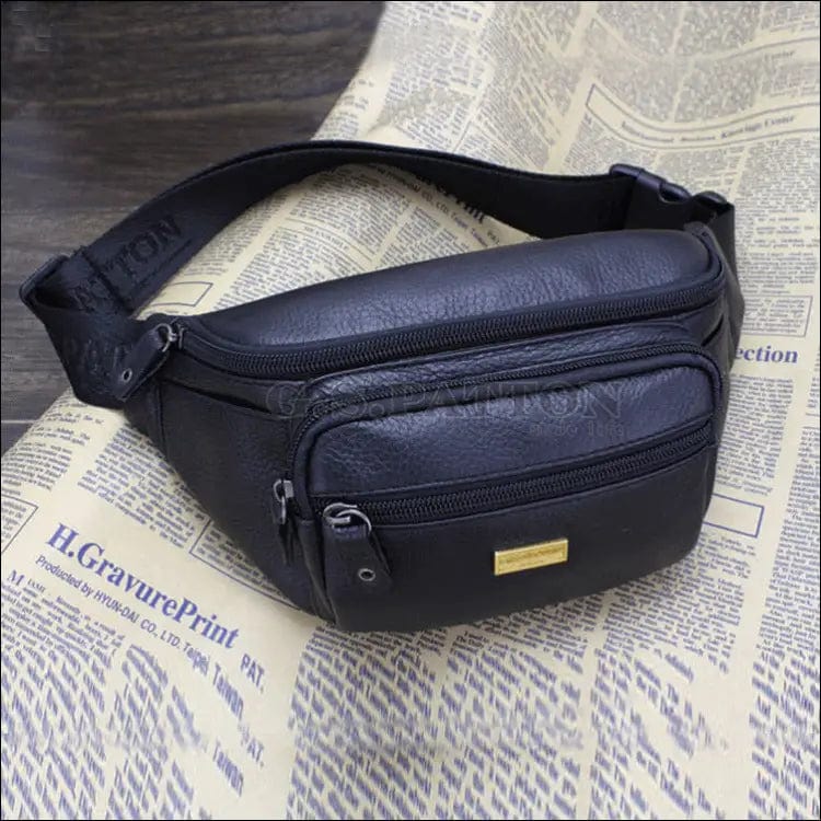 Factory direct small leather bag men’s outdoor sports bills