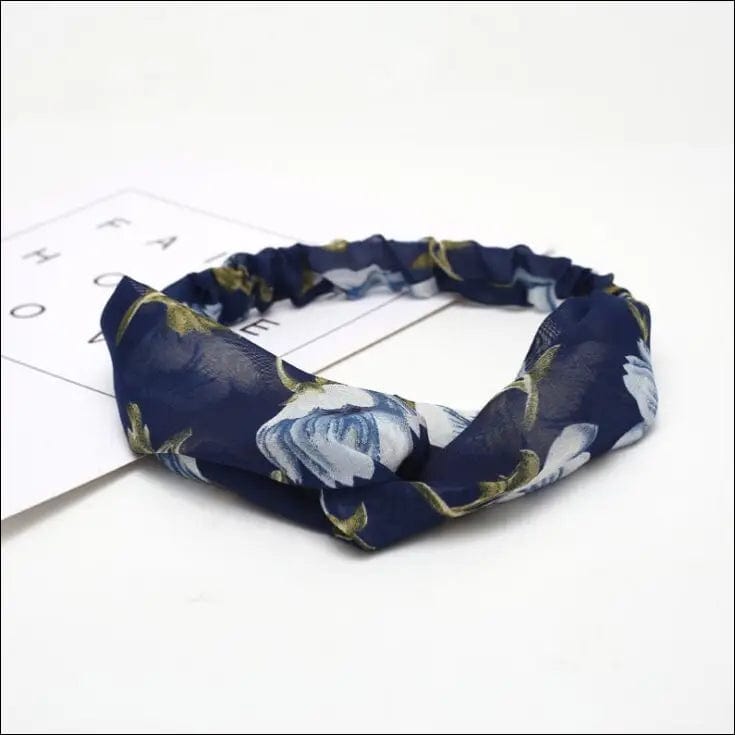 Fashion Women Girls Summer Bohemian Hair Bands Print