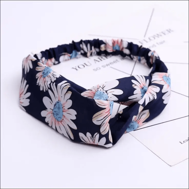 Fashion Women Girls Summer Bohemian Hair Bands Print