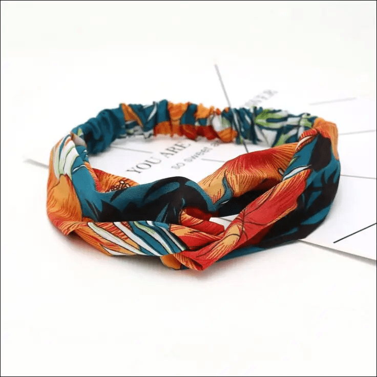 Fashion Women Girls Summer Bohemian Hair Bands Print