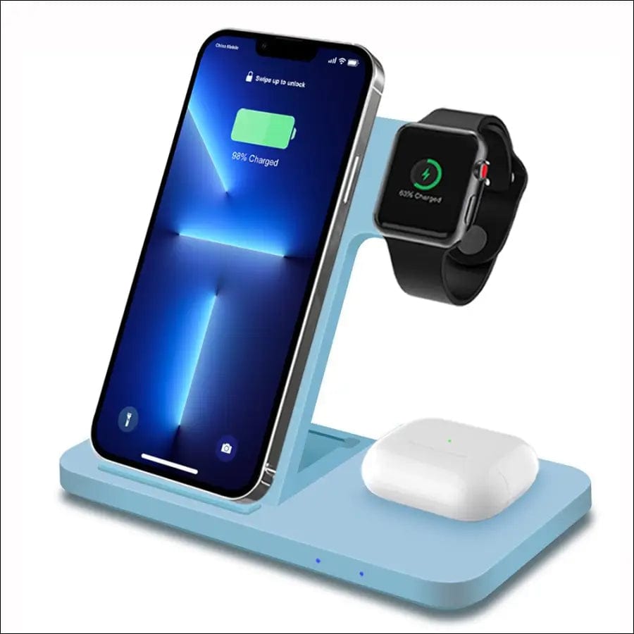 FDGAO 15W Qi Wireless Charger Stand Fast Charging Dock