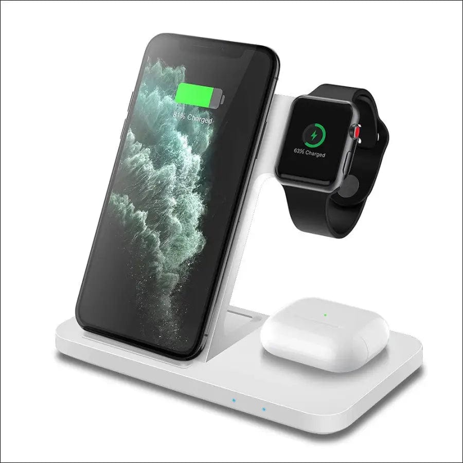 FDGAO 15W Qi Wireless Charger Stand Fast Charging Dock