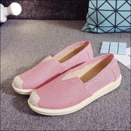 Flat Shoes Women Sneakers 2019 - Fine Red / 35 -