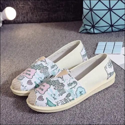 Flat Shoes Women Sneakers 2019 - Green tower / 35 -