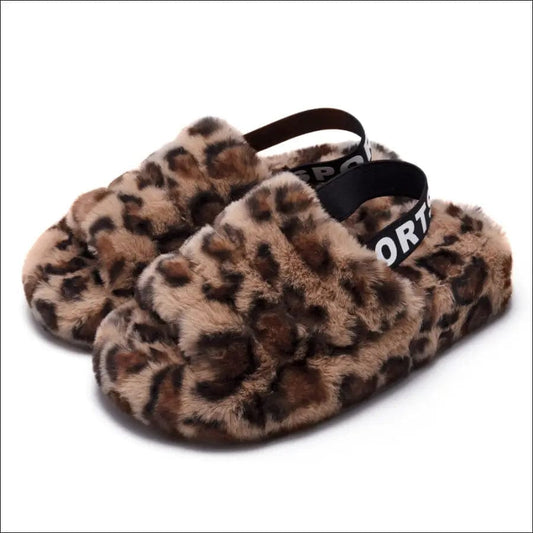 Fluff Yeah fur slippers SLIDE wedge tension bandwearing open