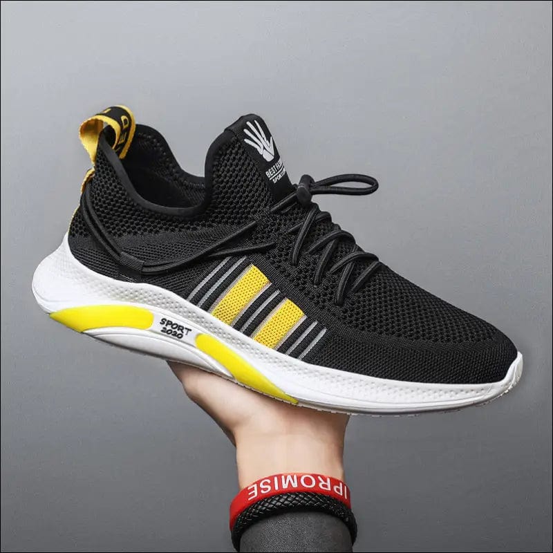 Flying weave breathable sports shoes 2021 summer new men’s