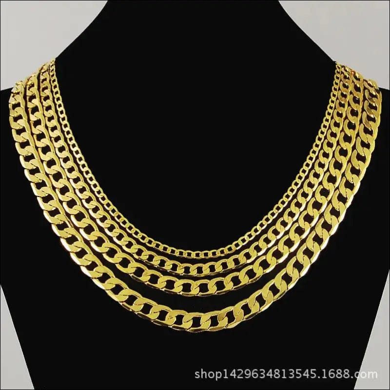 Foreign trade hot sale than a man sideway necklace