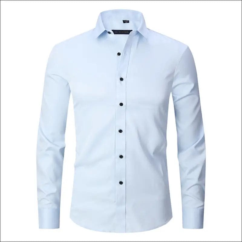 Four-sided stretch shirt men’s long-sleeved Amazon hot sale