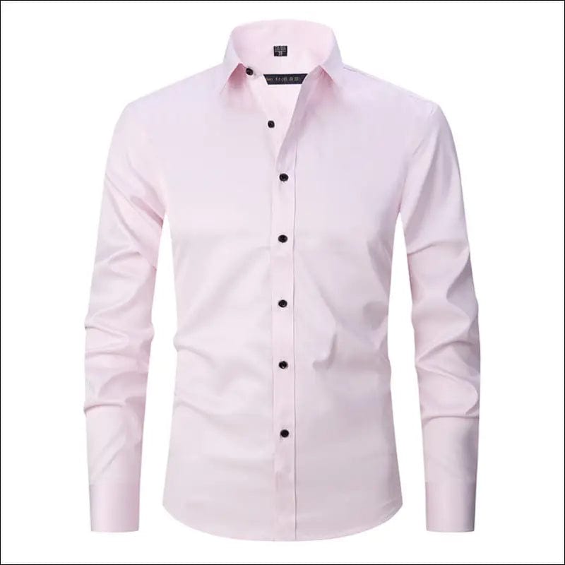 Four-sided stretch shirt men’s long-sleeved Amazon hot sale
