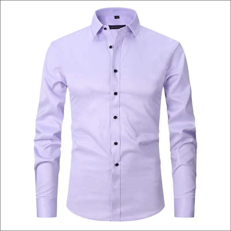 Four-sided stretch shirt men’s long-sleeved Amazon hot sale