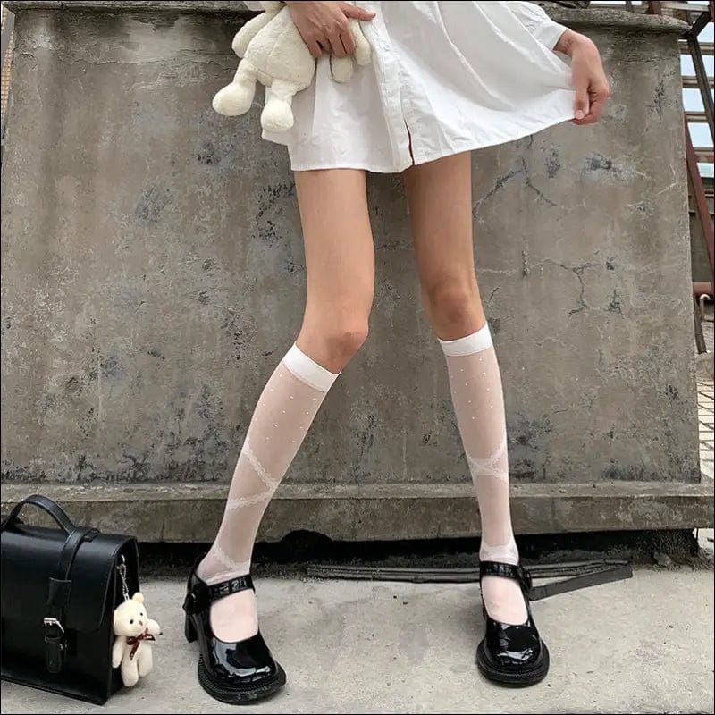 Generation ballet socks in the tube Japanese Lolita soft
