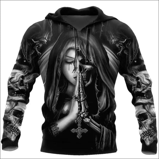 Halloween Skull Anime 3D Sweatshirt - 80713026-1style-2xl