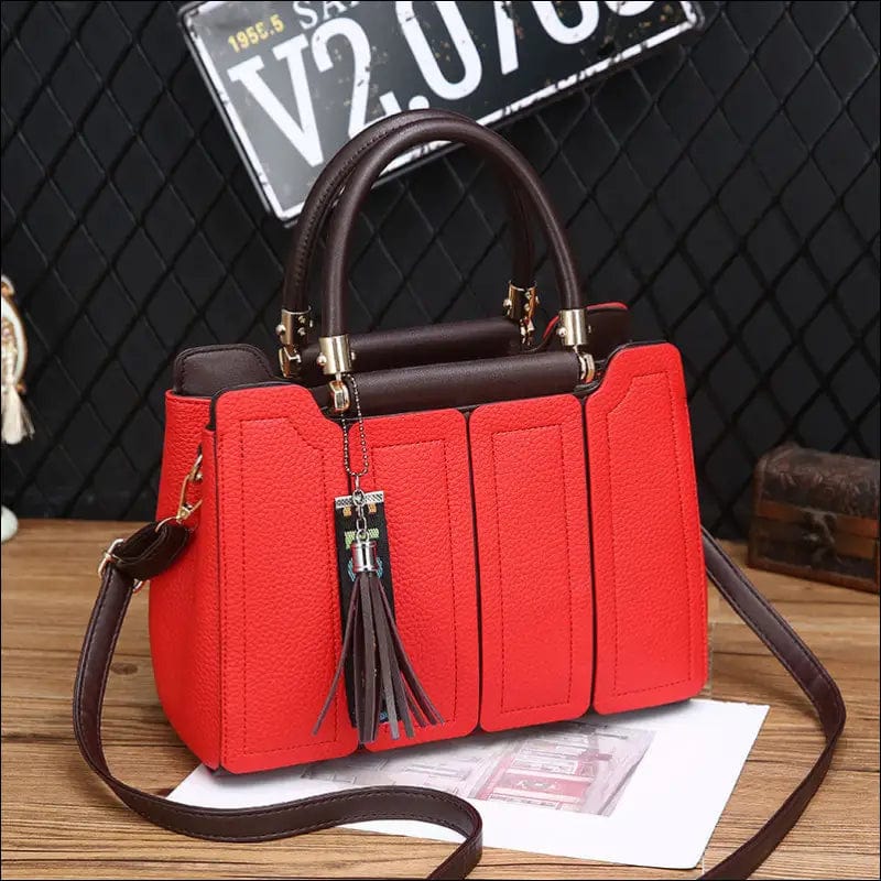 Handbag 2021 new female bag Qing Xin lychee fashion shoulder