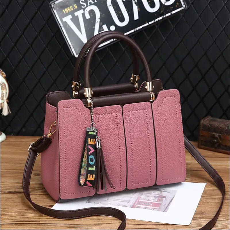 Handbag 2021 new female bag Qing Xin lychee fashion shoulder