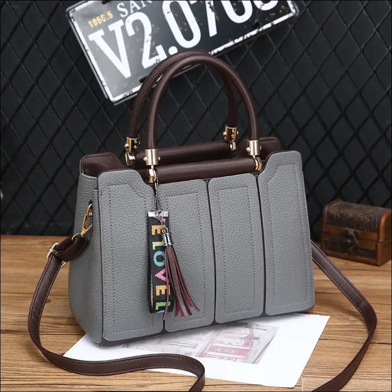 Handbag 2021 new female bag Qing Xin lychee fashion shoulder