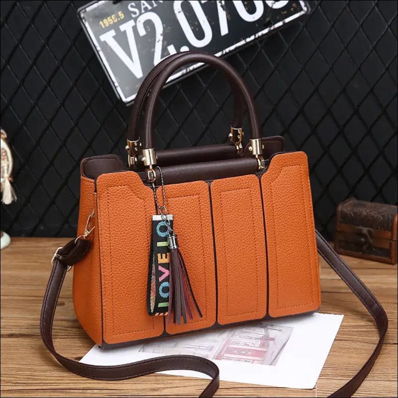 Handbag 2021 new female bag Qing Xin lychee fashion shoulder