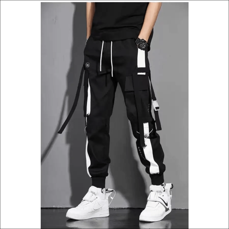 Harem Joggers Pants Multi Pockets Spring Slim Fit Cargo