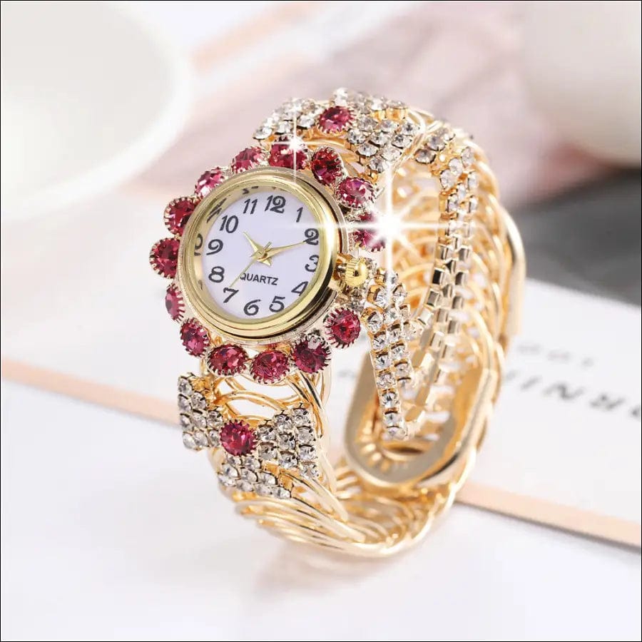 Hawn new Korean version of ladies diamond temperament quartz