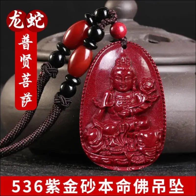 High content Zijin cinnabar crane thousand hand Guanyin