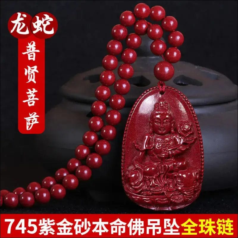 High content Zijin cinnabar crane thousand hand Guanyin