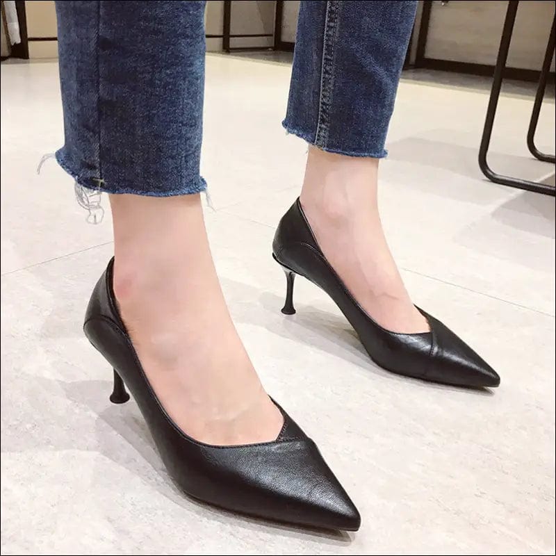 High heels female stuff with pointed shoes 2021 women’s new