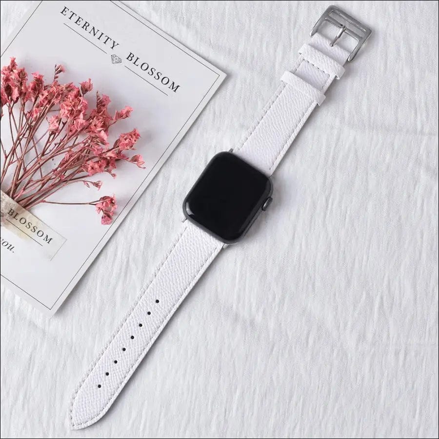 High quality Leather loop Band for iWatch 40mm 44mm Sports