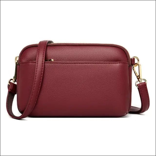 High Quality Purse Leather Luxury Handbags Women Shoulder